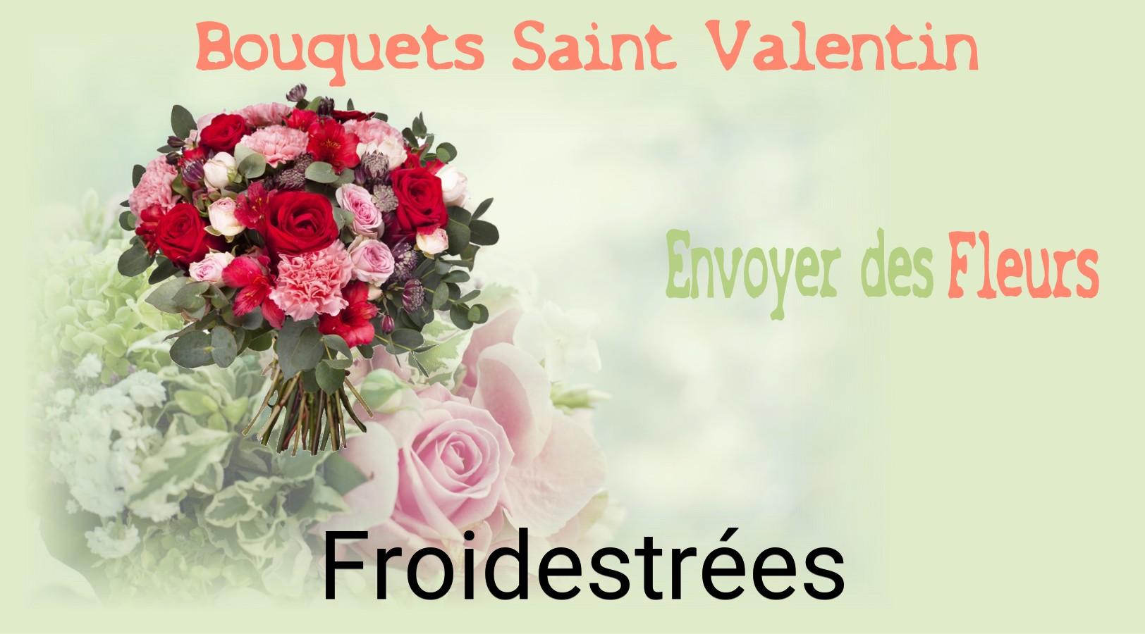 Roses de Saint-Valentin livrées à Froidestrées